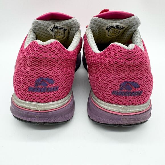 Karhu Fast Fulcrum Ride Running Athletic Comfort Racing Shoes Pink/Purple Size 7 - Picture 7 of 11